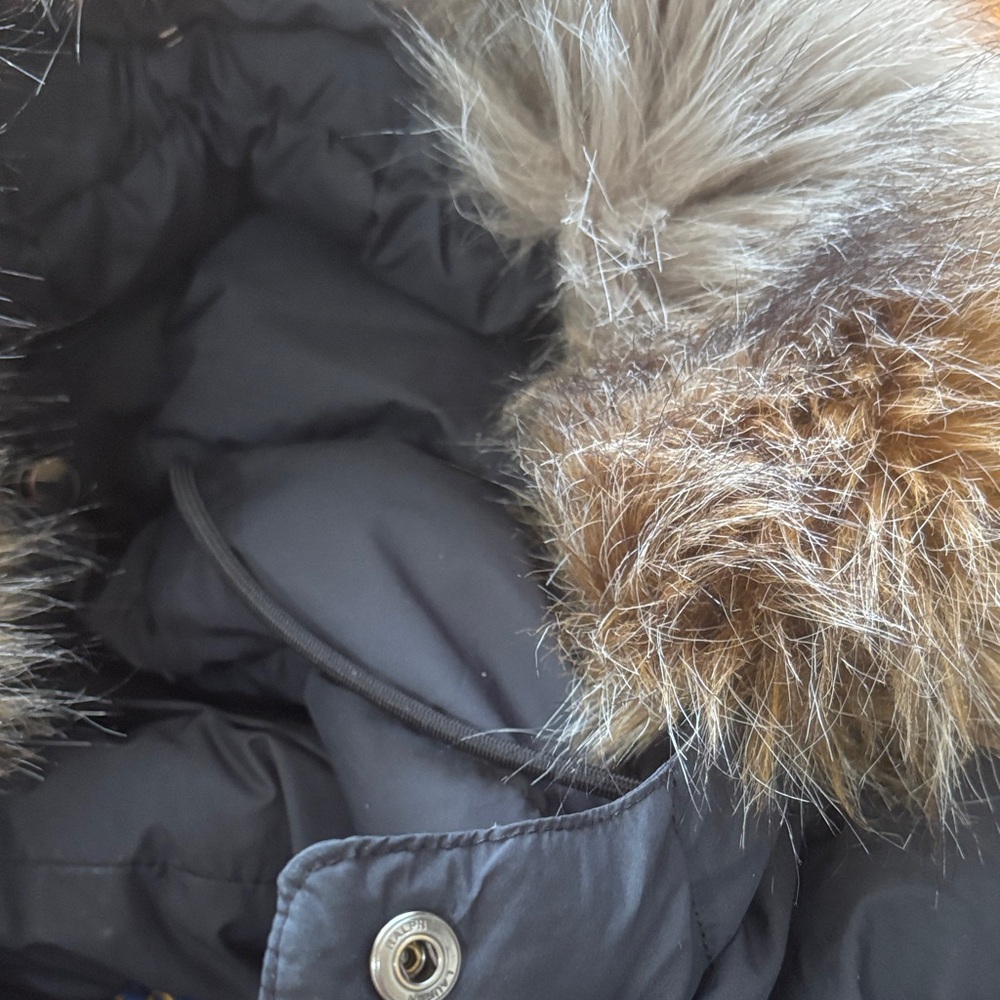 Polo by Ralph Lauren Black Puffer Coat with Fur Hood - Picture 5 of 6